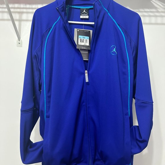 NWT Nike Air Jordan Track Jacket Size Medium M Concord Blue